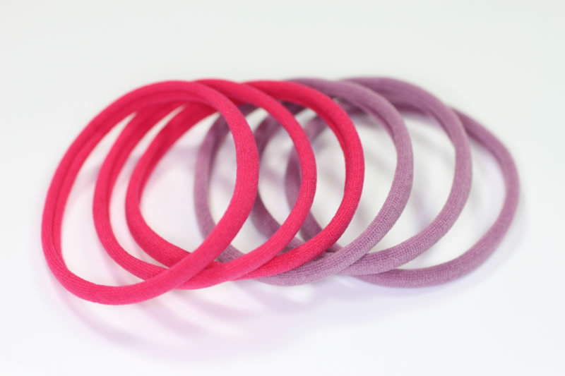 Skinny Jersey Elastics x6 - Various Colours