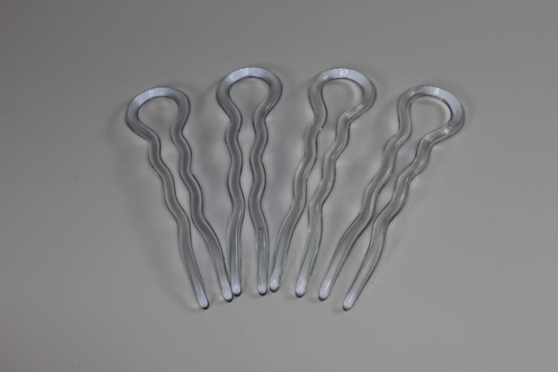 8cm Wavy Pin x4 - Various Colours