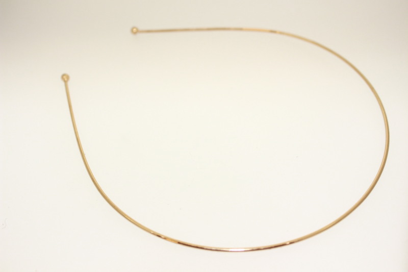 1mm Gold Wire Headband
