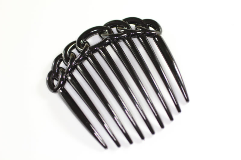 8cm Wide Tooth Back Comb - Various Finishes