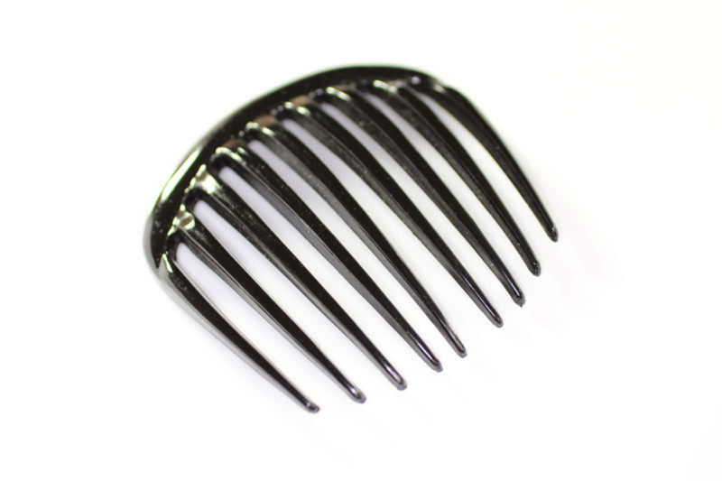 7cm Long Tooth Back Comb - Various Finishes