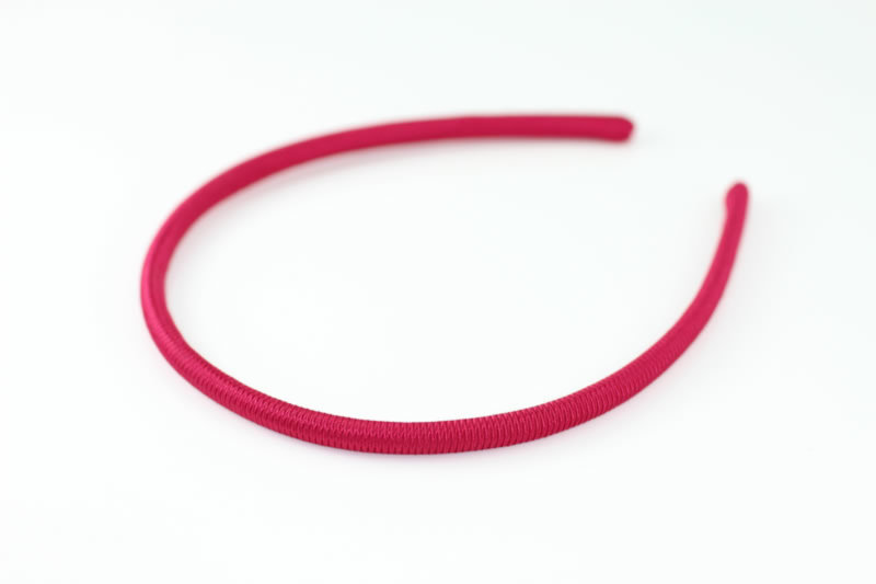 Stitched Mini Fabric Headband - 6mm - Various Colours