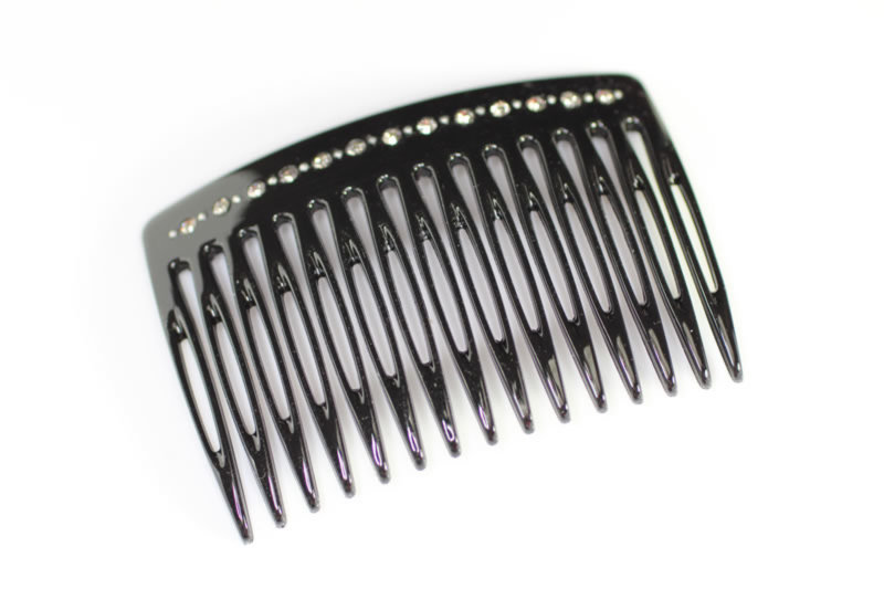 7cm Swarovski Crystal Side Comb - Various Finishes