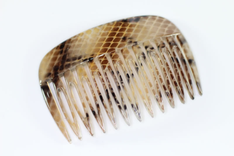 7cm Plain Top Side Comb - Various Finishes