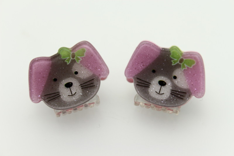 Cute Animal Mini Claw Clip x2