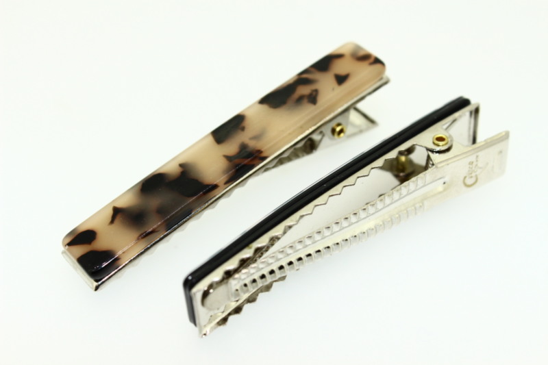 6cm Handmade Croc Clip x2 - Various Finishes