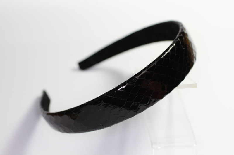 25mm Python Skin Headband - Various Finishes