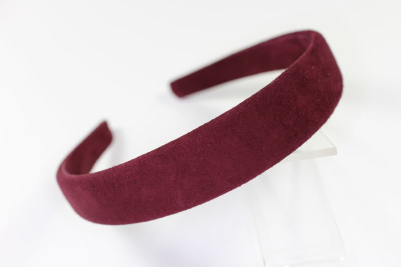 25mm Suede Headband - Various Finishes