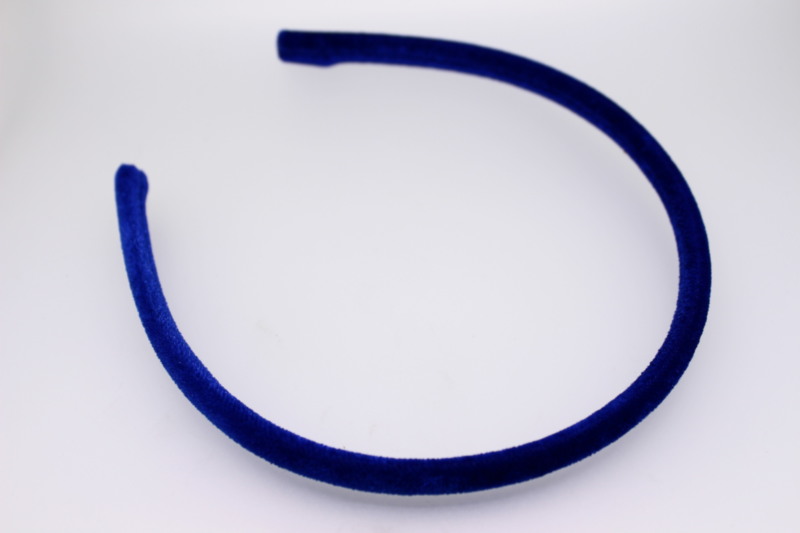 Stitched Velvet Headband - 8mm - Various Colours