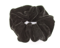 Large Velvet Scrunchie - Black