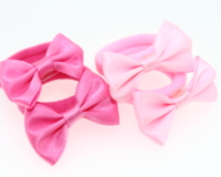 Small Jersey Bow Elastics x4