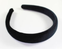 Stitched Velvet Low Padded Headband - 25mm