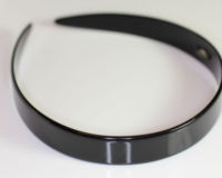 Handmade Headband - Black - 20mm