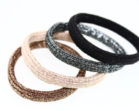 Metallic Endless Snag Free Elastics x4