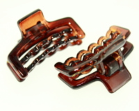 4cm Wavy Edge Claw Clip x2