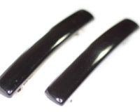 5cm Plain Barrette x2 - 4cm Auto Fitting