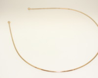 1mm Gold Wire Headband