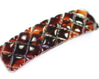 9cm Diamond Lattice Barrette - 7cm Auto Fitting