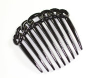 8cm Wide Tooth Back Comb - Various Finishes