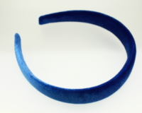 Stitched Velvet Low Padded Headband - 25mm