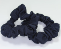 Shantung Silk Scrunchie x2