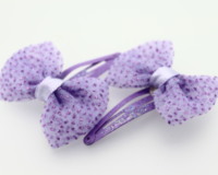 4cm Sparkle Bow Sleepins x2