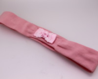 Cotton Stretch Bandeau with Satin Bow