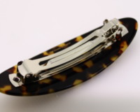 10cm Handmade Oval Barrette - 8cm Fitting