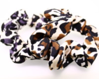 Animal Print Scrunchie x2