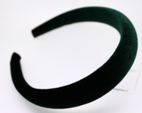 High Padded Velvet headband - 25mm